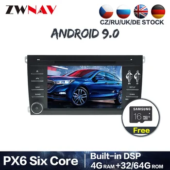 

PX6 DSP Android 9.0 Car Radio Multimedia DVD Video Player GPS For Porsche Cayenne 2003-2010 map GPS Navi Audio stereo Head Unit