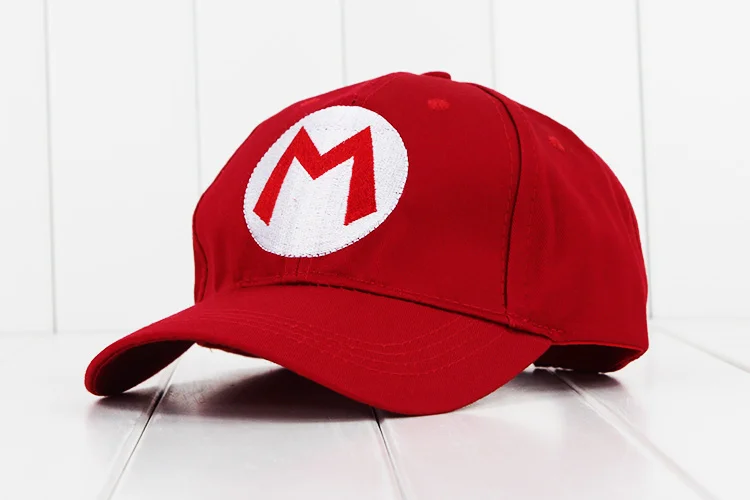 Super Mario Baseball Caps Luigi Bros Plush Hat Odyssey Anime Cosplay Baseball Halloween Carnival Party Costumes