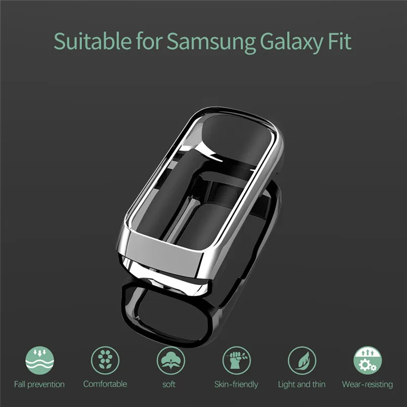 Soft TPU Protection Case Cover For Samsung Galaxy Fit SM-R370 Ultra-thin Plating 6 Color Case Cover 40AUG1521