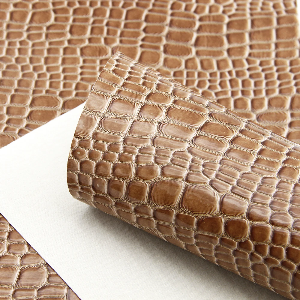 

30*138cm Faux Artificial Synthetic Leather Fabric Sheet Hair Bow Snake Bump Texture DIY handmade materials,1Yc7477