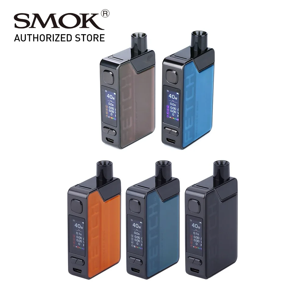 SMOK Fetch Mini Pod Vape Kit 3 7 мл Catridge 1200 мАч электронная сигарета с RPM сетка Тройная катушка VS