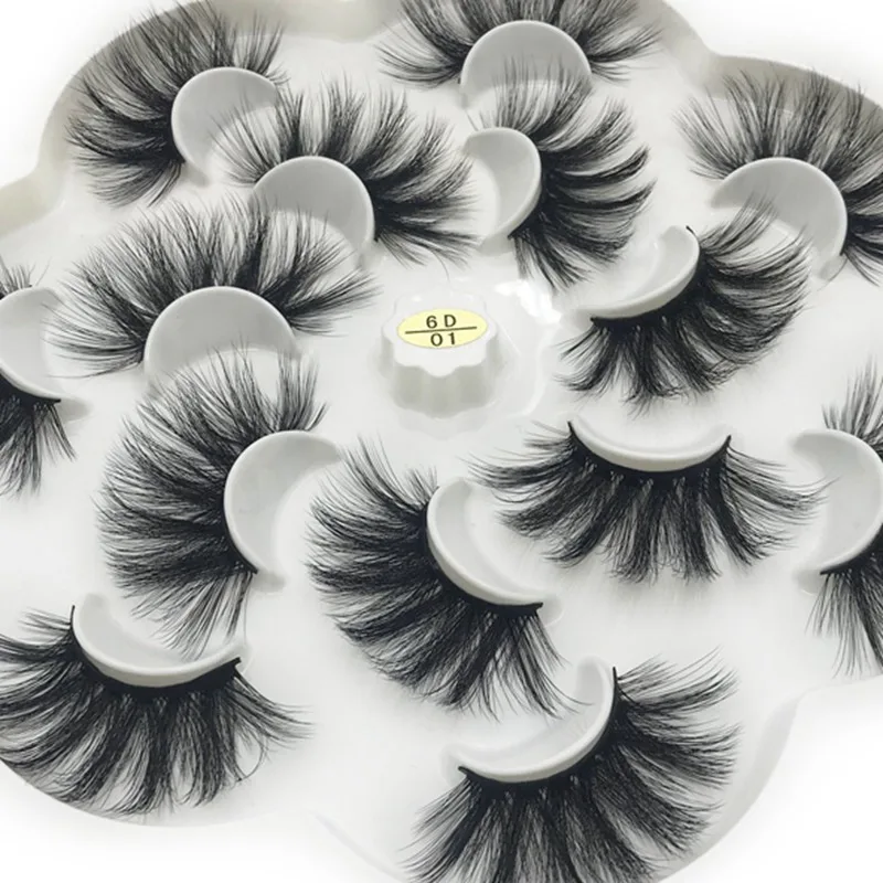 

ICQUEEN Mink Eyelashes Natural/Thick 3D Faux Lashes Natural False Eyelash HandMade Eyelashes Makeup Tool Extension Fake Lashes