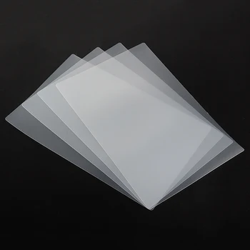 

New 4pcs/set Plastic Kitchen Tableware Placemat Mayitr Clear Dinner Table Mats Pad Computer Table Pad