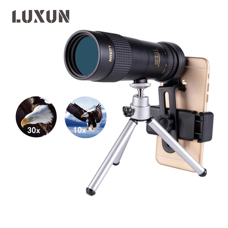 Охотничий Монокуляр LUXUN 10 30X40 мощный телескоп HD с высоким увеличением портативный