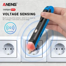 Nicht-kontaktieren induktion test bleistift AC110V 220V Voltmeter Spannung Sonde Volt Meter Elektrische Anzeige Power Detector Tester Buchse