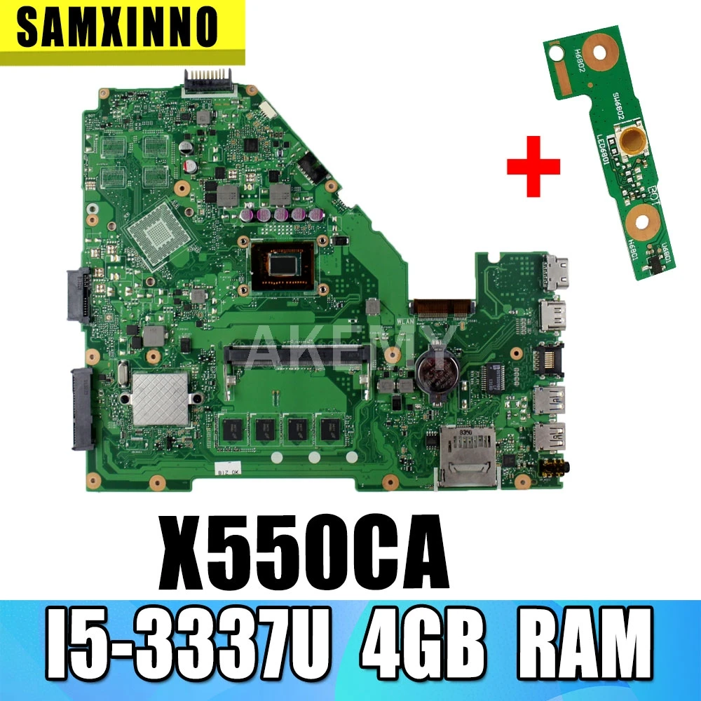 X550CA материнская плата rev: 2 0 I5-3337 4 ГБ для For Asus R510CA X550C A550C X550CC ноутбука | Компьютеры и