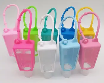 

Empty bottle Silicone Mini Hand Sanitizer Travel Safe Gel Holder Disposable No Clean Antibacterial Hand Gel Holder for Kids
