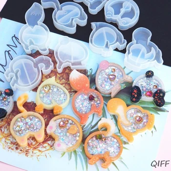

DIY Craft Pendant Making Molds Animal Butt Shape Quicksand Drop Oil Epoxy Mold