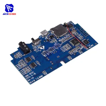 

MP3 Decoder Board RDA Amplifier 23W Bluetooth Audio Receiver SD Card Slot Module Support FM Radio AUX Phone Call for Arduino