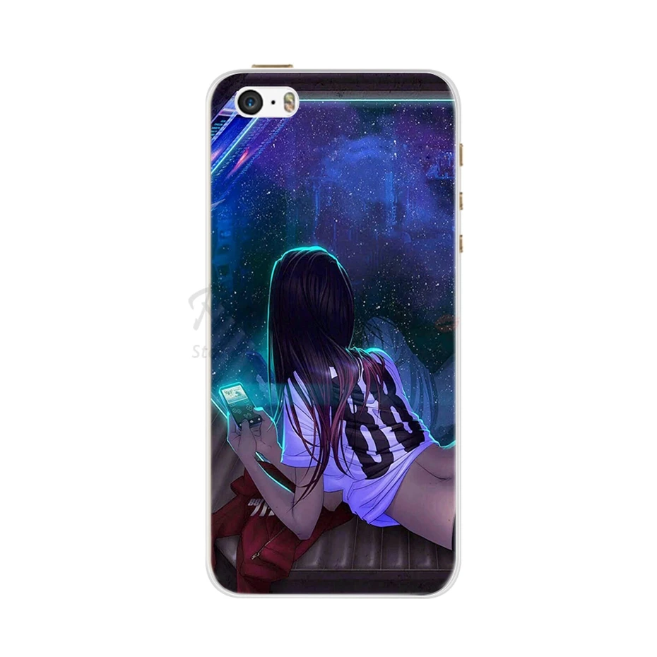 Cute Flower Ultra-Thin Silicone Phone Case - Soft Back Cover