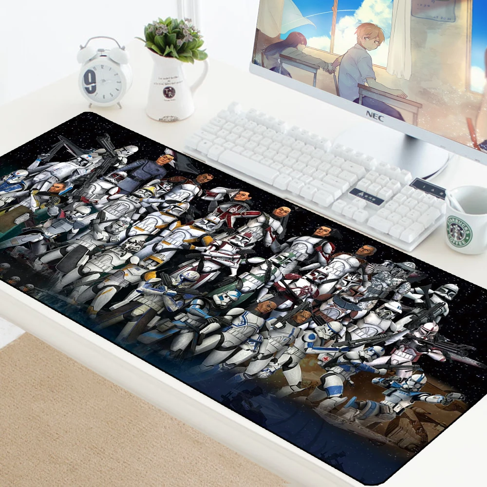 Star Wars Gaming Mouse Pad XL Computer Mousepad Large XL Rubber Desk Keyboard Mouse Pad Mat High Qu