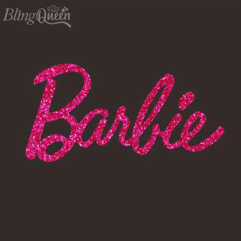 

BlingQueen 12PCS/LOT Iron On Heat Transfers Glitter Vinyl Decals Letter Design, Colors and Sizes can be customized