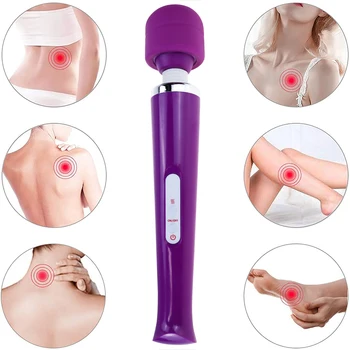Man nuo 10 Speed Ultra Powerful Big Vibrator Body Massager AV Stick G-spot Stimulator Sex Product Sex Toy for Women USB Charging 6