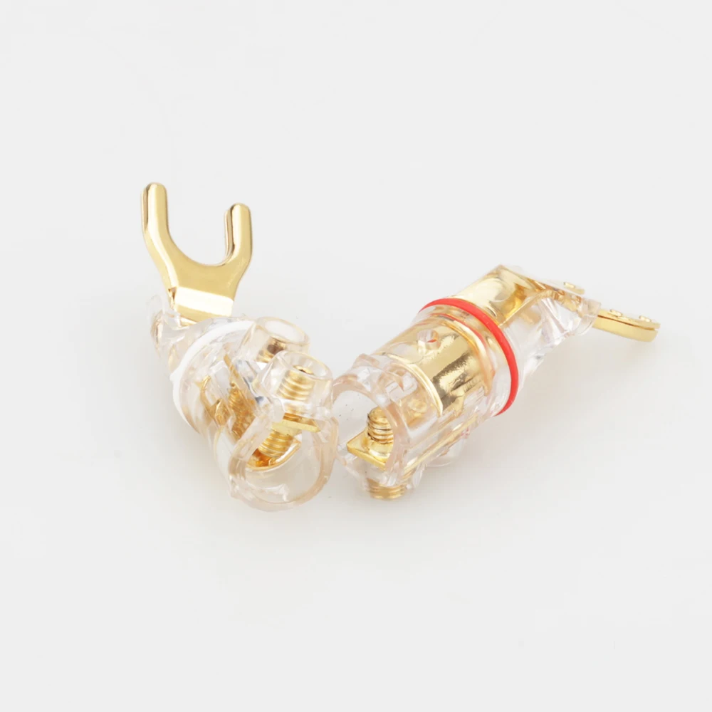 Y Spade Connector Plug para cabo de