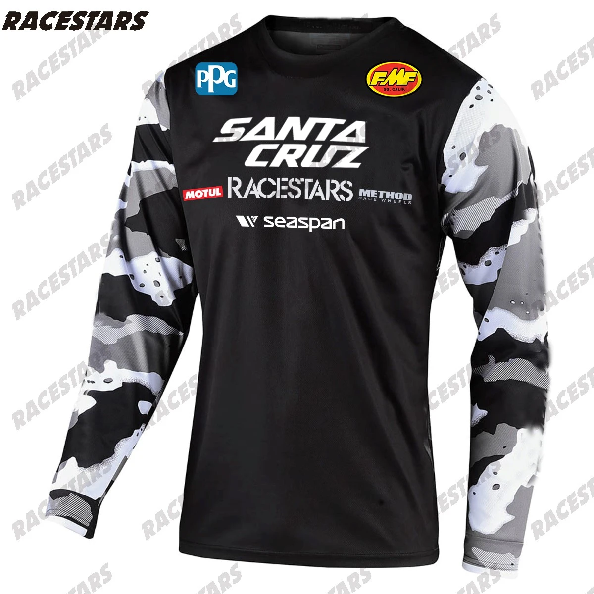 Cycling Jersey Long Sleeve MTB Hombre Quick-Dry Bike Shirt Breathable Motocross 