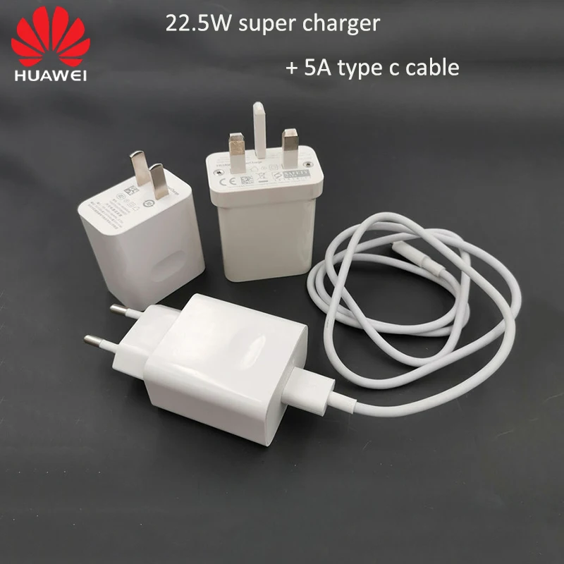 Супер зарядное устройство Huawei сверхзарядное для P20 P30 lite Pro P9 P10 P40 Mate 30 20 RS 10 nova 5i 5A 5T
