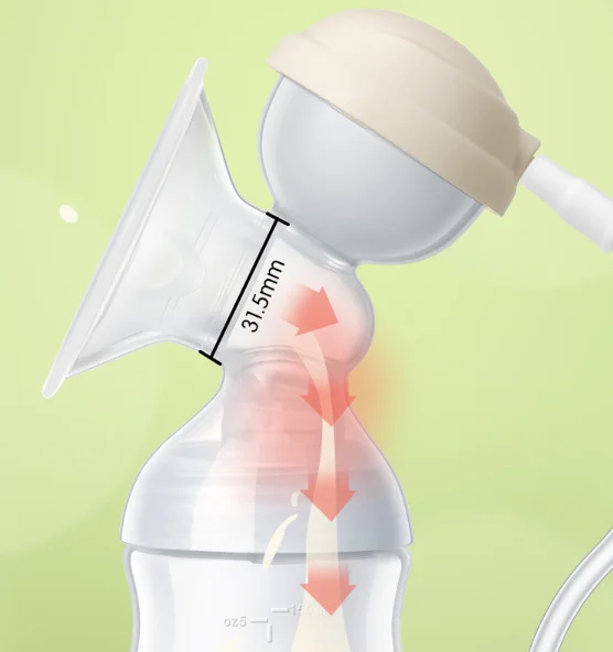 Automatic postpartum breast pump for pregnant women mute electric breast milk collector J03