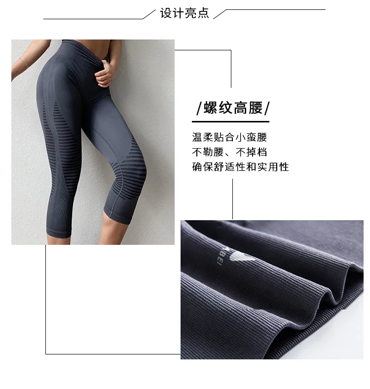Для женщин высокие талии спортивные Фитнес Капри Плотно Slim Fit Детский жакет из денима для девочки; Нижний фартук для йоги, бега, ультра-эластичные быстросохнущие Фитнес P