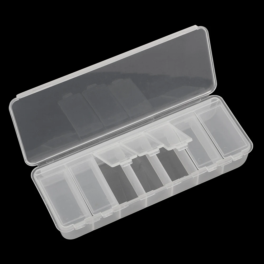 NICEYARD 7 Grids Tool Box Jewelry Storage Case Tool Packaging Independent Cover Electronic Components Screw Storage