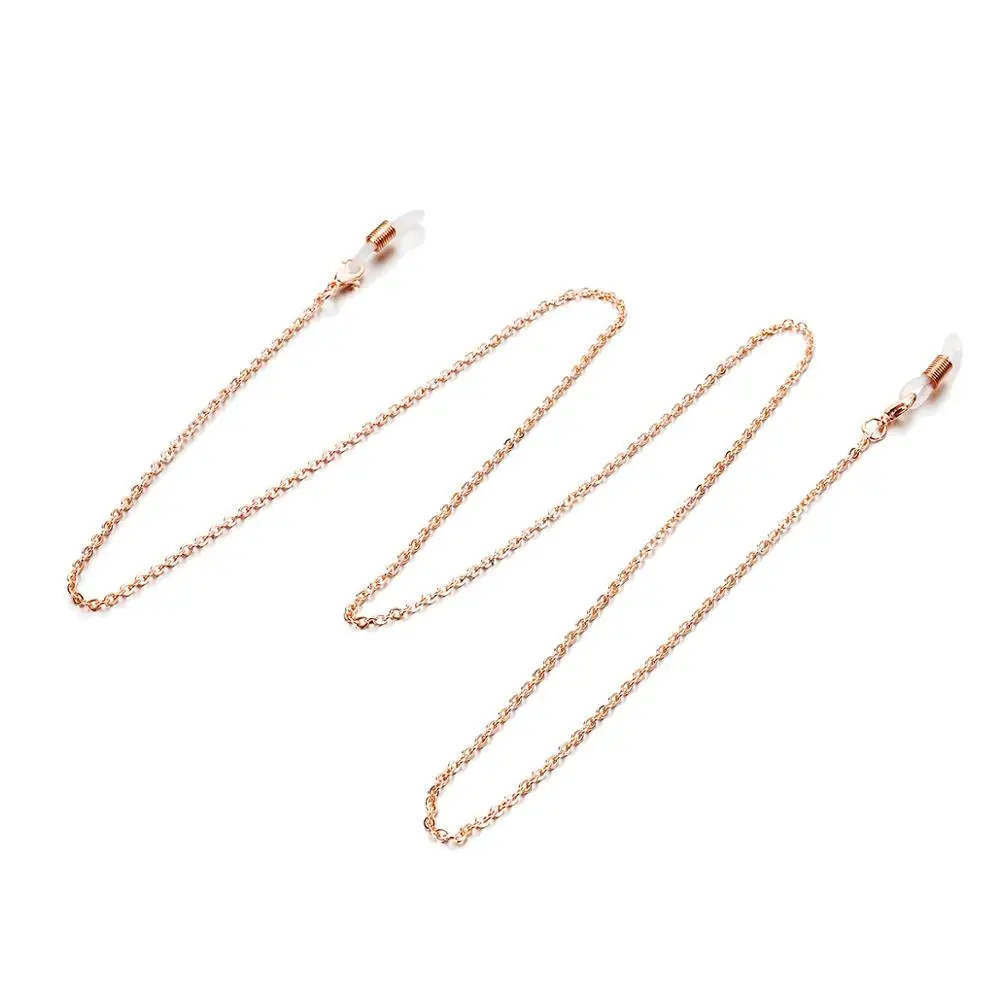 Elegant Stainless Steel Eyeglasses Chain - Retro Classic Design for Sunglasses or Reading Glasses, Available in 4 Colors