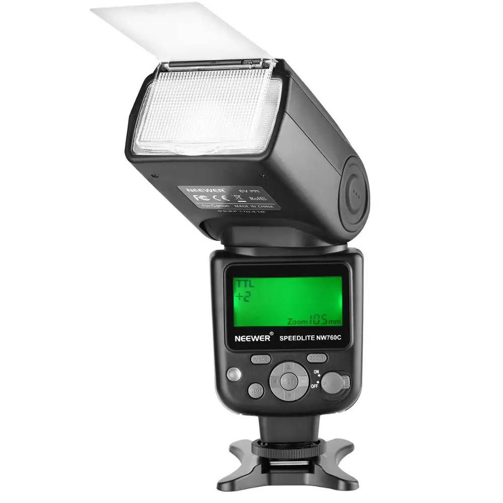 

Neewer NW760 Remote TTL Flash Speedlite with LCD Display for Canon DSLR Cameras or Nikon DSLR Cameras