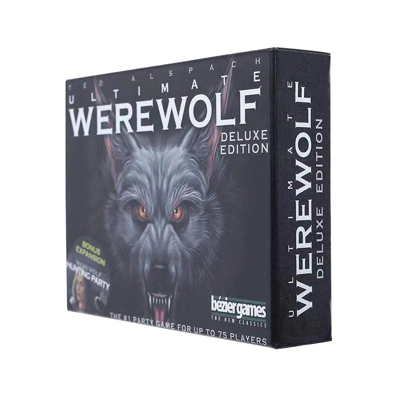 Английская версия One Night Ultimate Werewolf Daybreak настольная игра бренд Alien& Deluxe Edition карточная игра Daybreak вампир игрушка подарок - Цвет: Werewolf