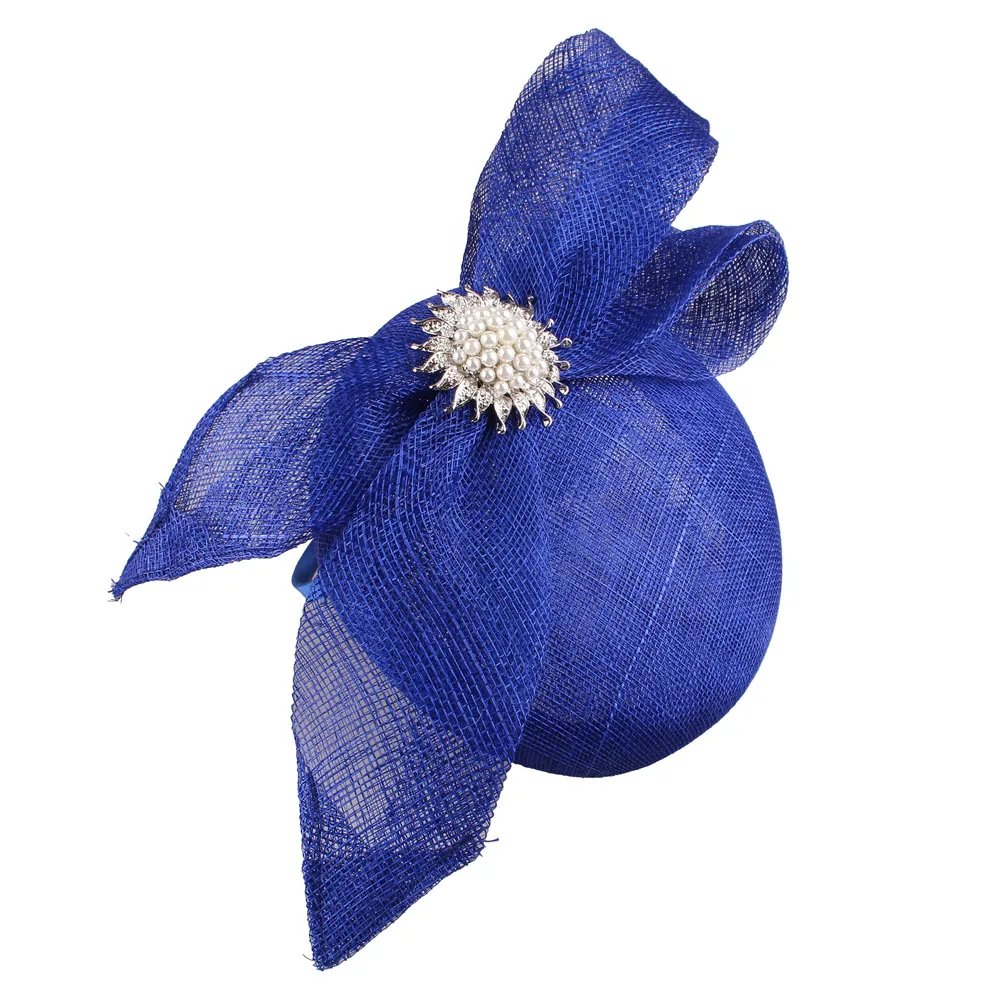 Millinery гонка шляпы для женщин Элегантный женский лук Великолепная Милая чародейная шляпа девушки дамы формальные свадебные ужин платье шляпы