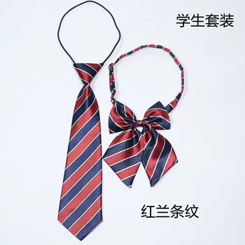 

2pcs/set Children's Tie Kindergarten Elementary School Students Baby Class School Uniform Collar Lead Flower Bow Tie