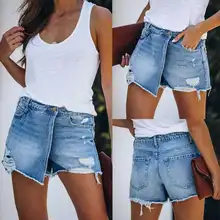 Shorts em denim feminino azul claro, sexy, casual, verão europeu e americano, novo, 2021