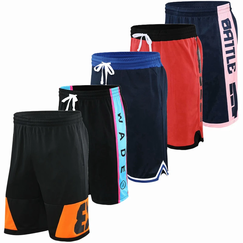 Basketball Shorts for Men Sports Shorts Breathable Outdoor Workout Training Shorts with Pockets 
