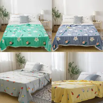 

DishyKooker Multifunction Warm Thicken Cartoon Autumn Winter Coral Fleece Throw Blanket Bed Sheet