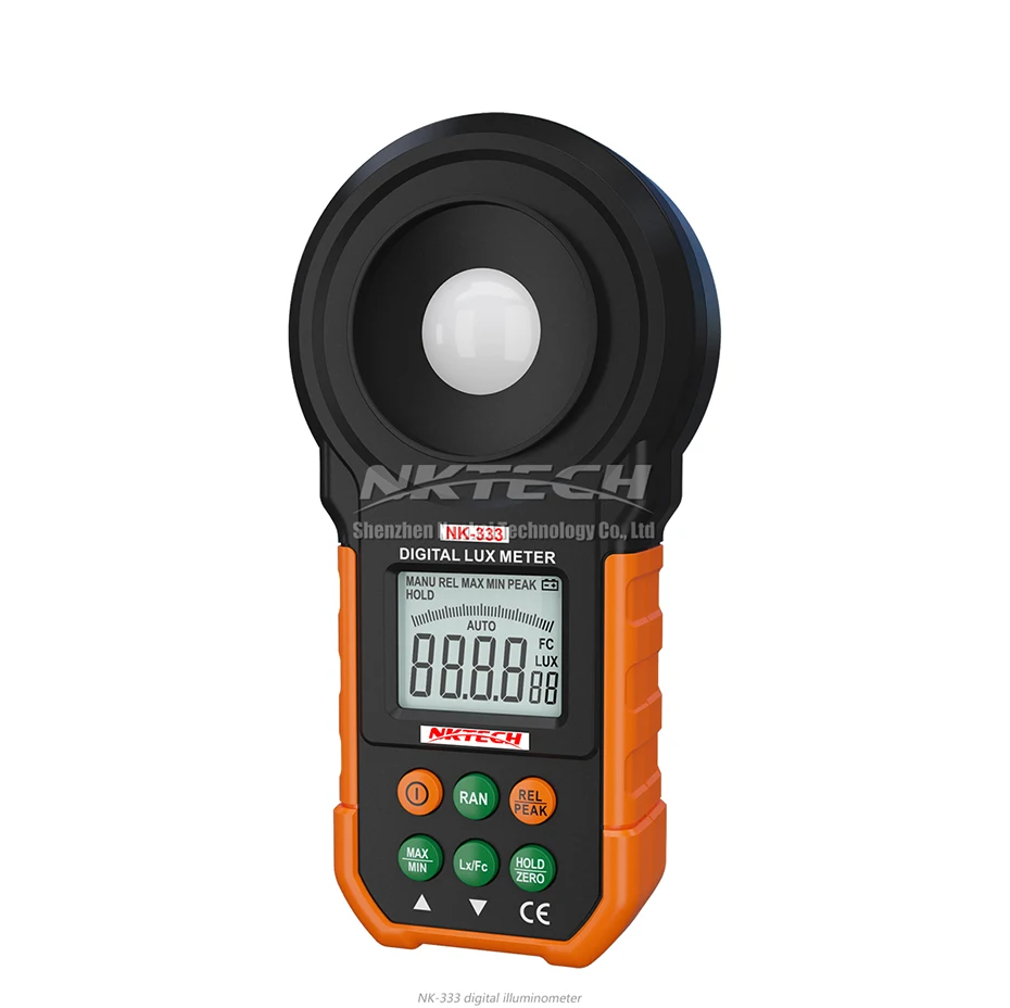Цифровой измеритель светильник ности NKTECH люксовый освещенности ЖК дисплей