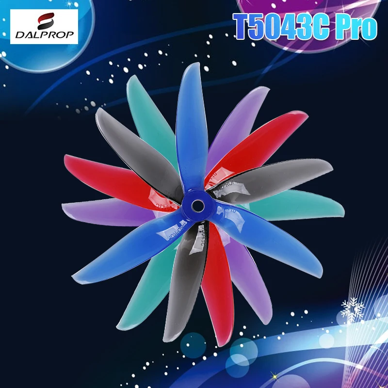 

DALPROP CYCLONE T5043C 5043 PRO 5inch 3 blade/tri-blade propeller prop compatible 2206/2207/2306 motor for FPV racing drone part