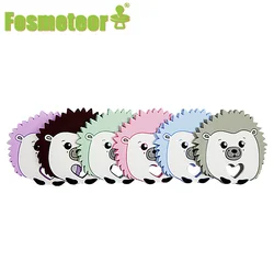 Fosmeteor 1pcs Food Grade Silicone Hedgehog Teether Baby Teething Chewing Hedgehog Shower Gift Toys BPA Free Baby Teether Toy