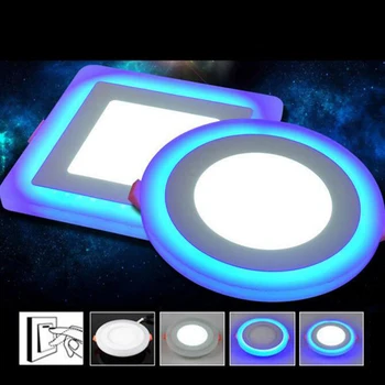 

BECOSAT LED Ceiling Light 9W Recessed LED Ceiling Lamp Round Square Spot LEDPanel Light AC85-265V