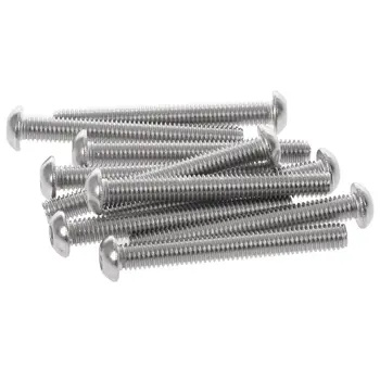 

Stainless Steel Button Head Screw, Hex Socket Bolts Type:M6 / 6mm Bolt size:M6 x 50mm Your pack quantity:10