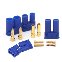 10PCS Amass EC3 EC5 Connector 3.5mm 5.0mm 2.0mm Male Female Banana Plug with Housing Sheath Bullet RC Parts For Lipo Battery