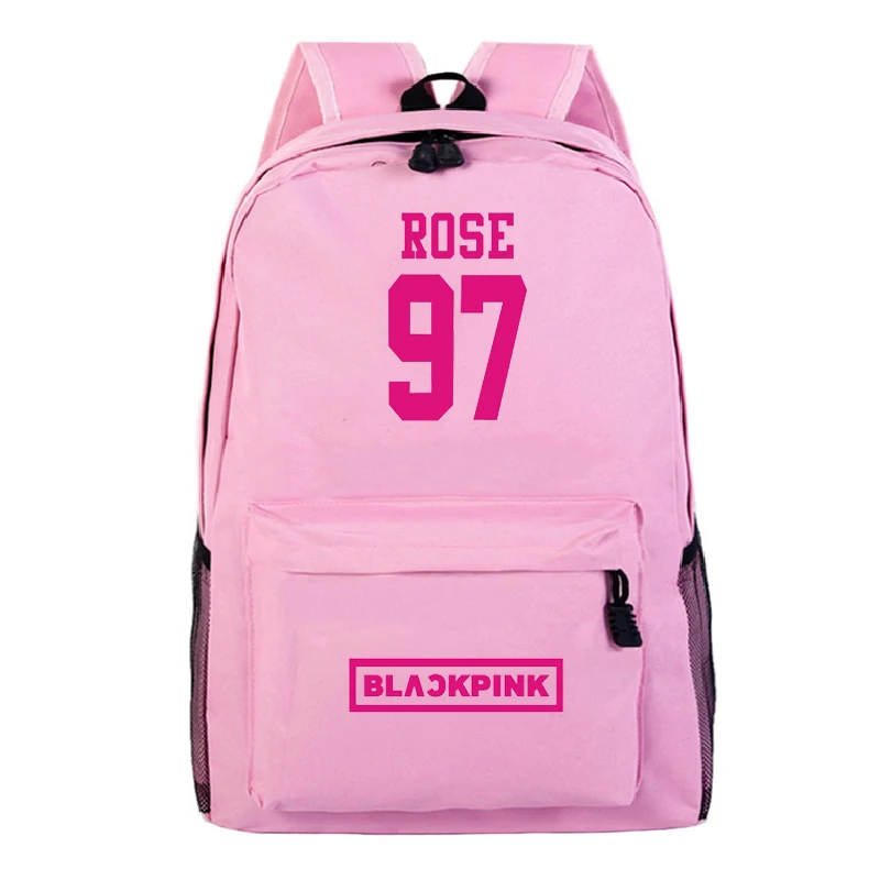 BLACKPINK Mochila для учеников, мальчиков и девочек, популярный узор, школьный рюкзак для ежедневных покупок, рюкзак для девочек, женские дорожные сумки на плечо