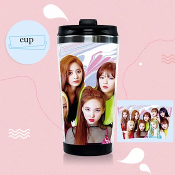 

TWICE new album Nayeon Chaeyeon Dayhun Tzuyu Curve Cup Stainless steel double layer dropshipping