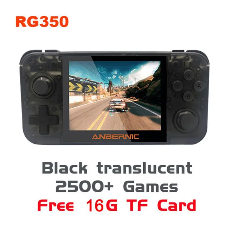 B Портативная игровая консоль RG350 Ретро игровая консоль с 32G TF картой ips экран портативная игровая консоль - Цвет: B