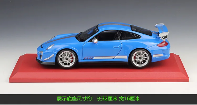 Bburago 1:18 Porsche 911 GT3 RS 4,0 модель автомобиля из сплава