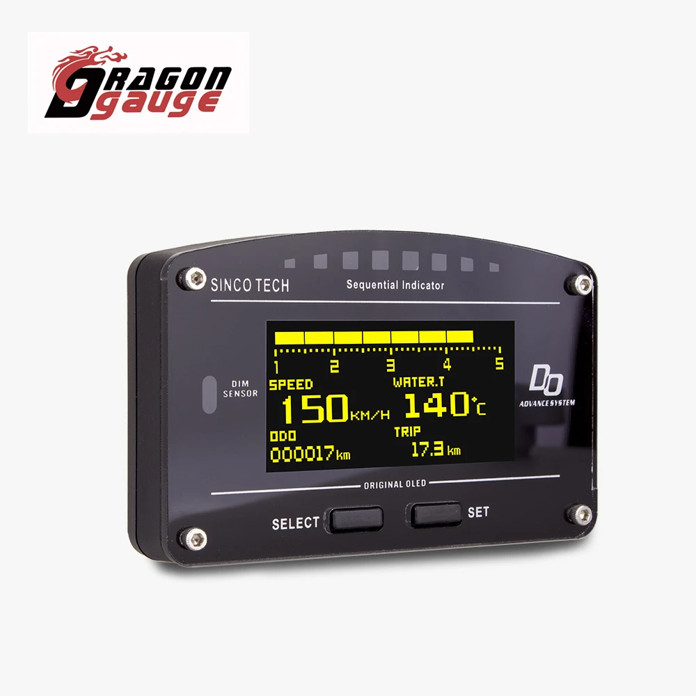 DRAGON GAUGE ̽  г, OLED  ÷, Ǯ  ŰƮ, ڵ ٱ  , 12V  , 10 in 1