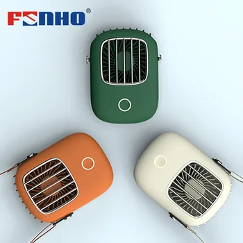 

FUNHO Electrical Originality Hanging Neck Mini Fan Office Cooler Small Fan Outdoor Travel Handheld USB Rechargeable Office