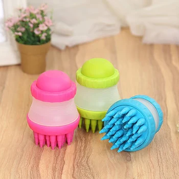 

Pet Dog Accessories Massage Brush Cleaning Washing Bath Comfortable Massager Shower Tool Dog Bathing Tool