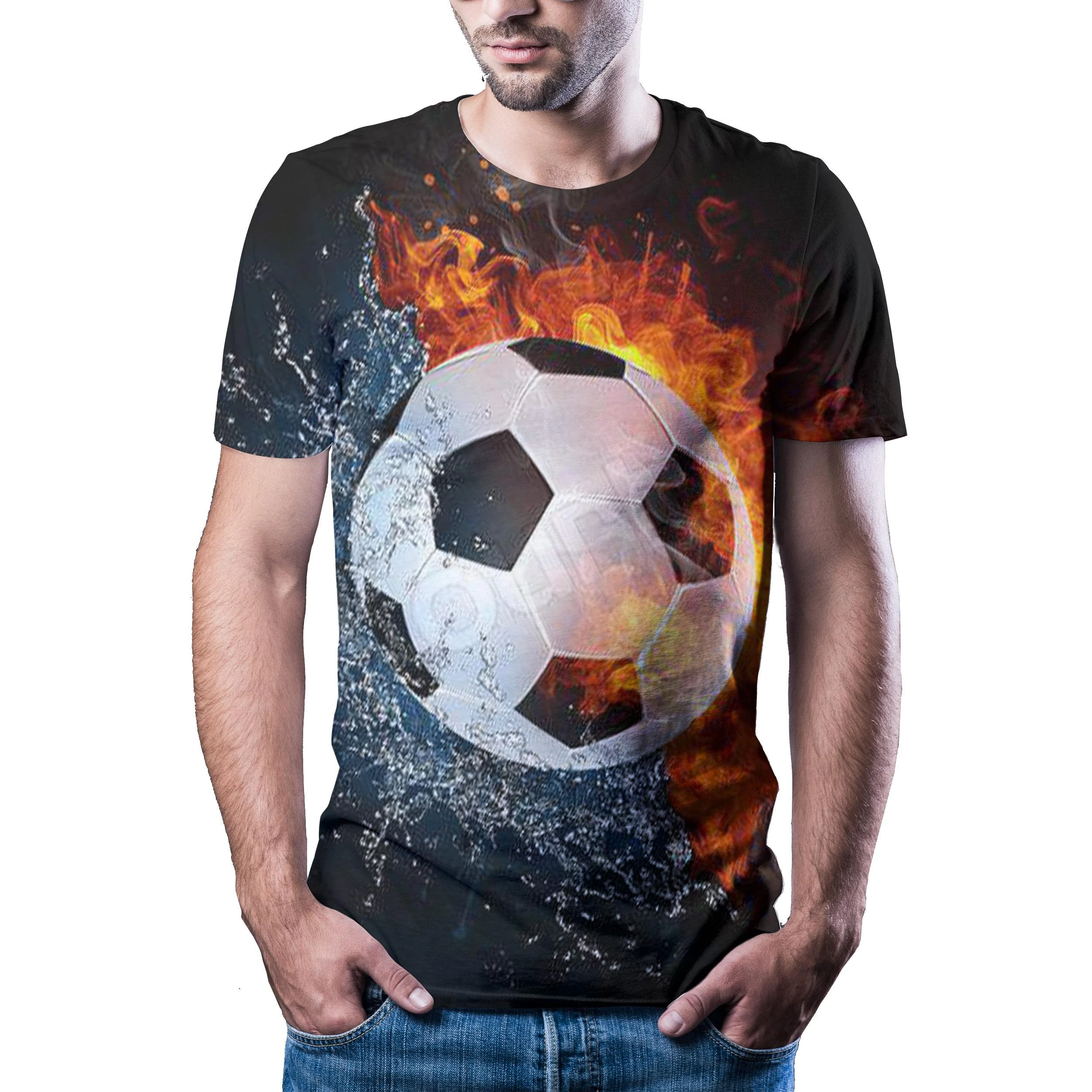 Colonos presentación Antídoto Camiseta de fútbol para hombre, camisa con estampado de moda 3D, chaqueta  de verano, camiseta informal de fútbol, novedad de 2020|Camisetas| -  AliExpress