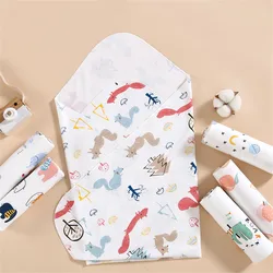 Baby Swaddling Cotton Soft Baby Blankets Newborn Muslin Swaddle Blanket for Newborn Girl and Boy Baby Bath Towel 83*83cm