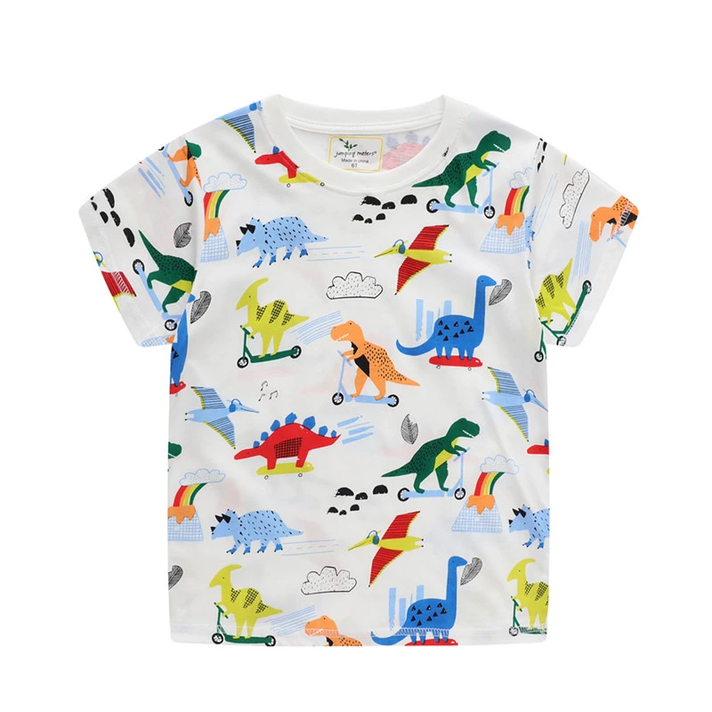 polilla Es una suerte que Fe ciega Camisetas de algodón con estampado de dinosaurios para niños y niñas, ropa  de verano con estampado de animales, novedad|Camisetas| - AliExpress