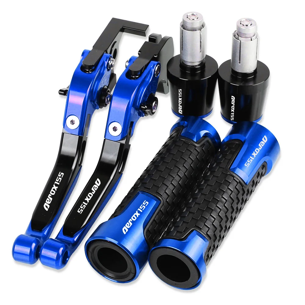 

For YAMAHA AEROX155 2017 2018 AEROX 155 Motorcycle Accessories Aluminum Adjustable Brake Clutch Levers Handlebar Hand Grips Ends