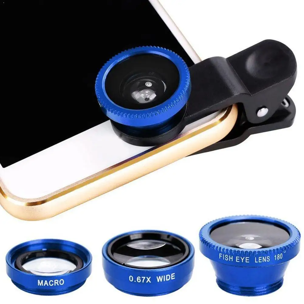 

Phone Lens Fisheye Lens 0.67x Wide-angle Zoom Lens 6x Fisheye Camera Kit Clip Macro Lens Phone Lens For Smartphone Mobile w Y0D0