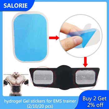 

2/10/20 pcs Hydrogel Replacement Gel Pads for EMS Trainer Hip Arm Abdominal Muscle Stimulator Massage Pad Body Massager Therapy